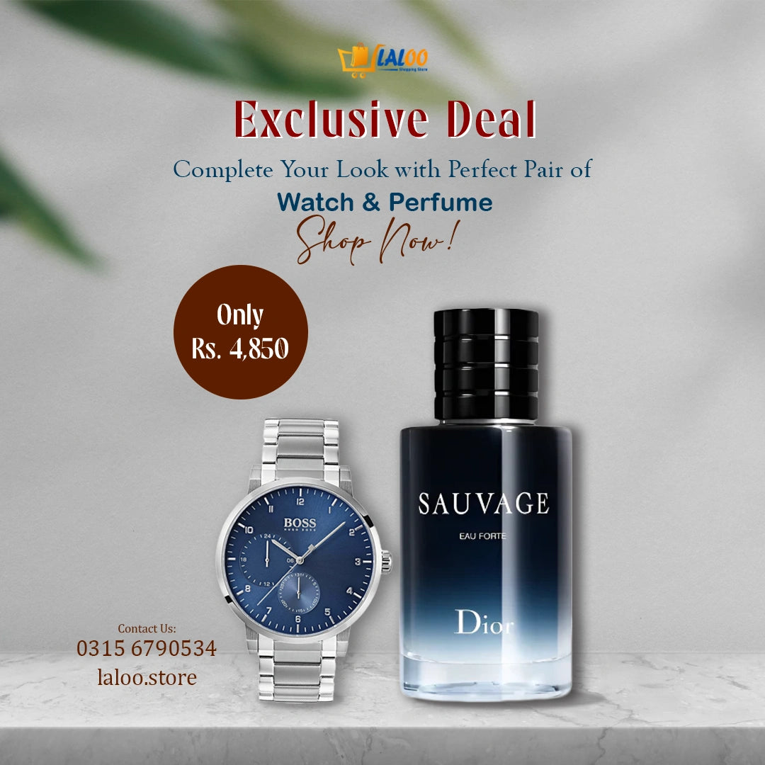 Exclusive Deal: The Perfect Pair – Watch & Perfume ⌚✨
