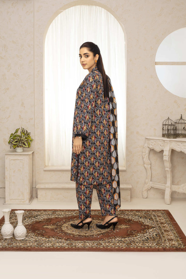 Unstiched Wool Printed 3 Piece - Laloo.store