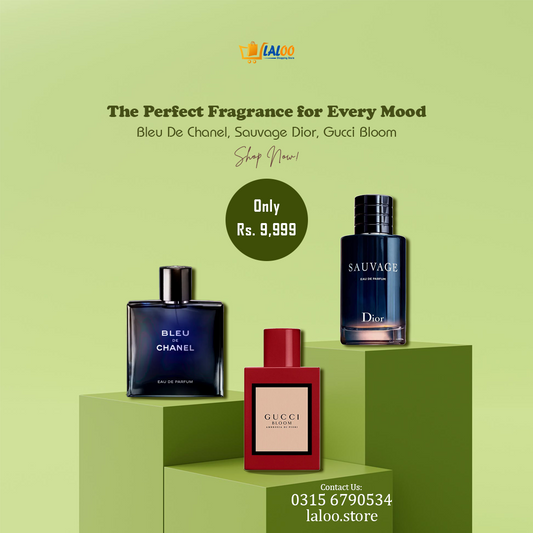 Luxury Perfume Trio - Save 2000 PKR! - Laloo.store