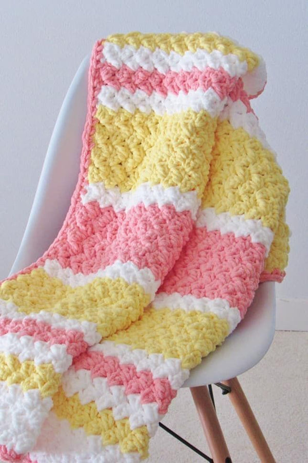 Super Soft Handmade Crochet Baby Blancket - Laloo.store