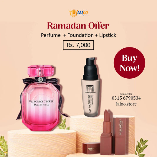 Ramadan Special Offer: Perfume, Foundation, Lipstick 🌙✨