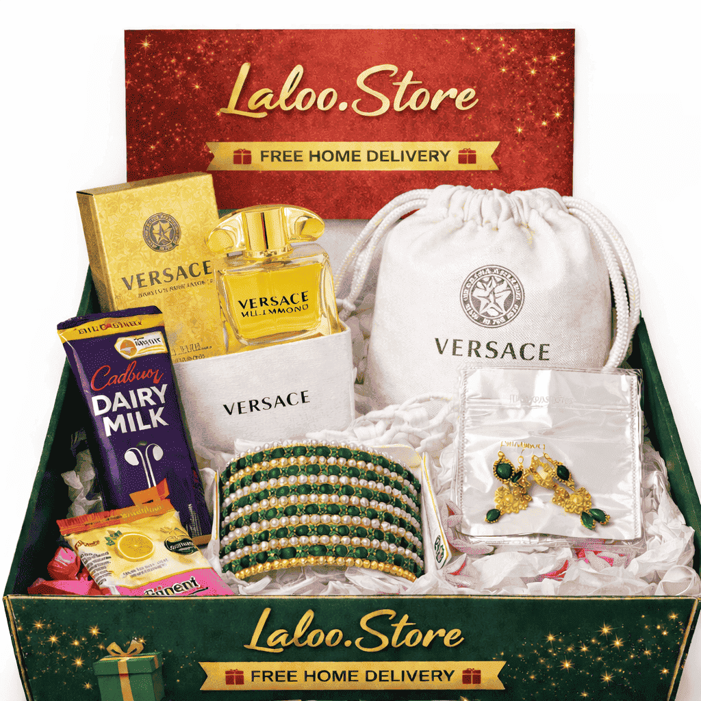 Luxury Women Gift Box –Luxury Perfume with Jewelry & Chocolates | Free Home Delivery - Laloo.store